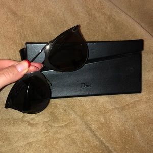 Dior Black Reflected Sunglasses